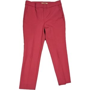 Boden Hampshire 7/8 Straight Leg Pants 8P Pink
